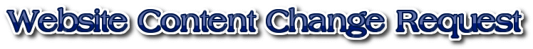 Website Content Change Request